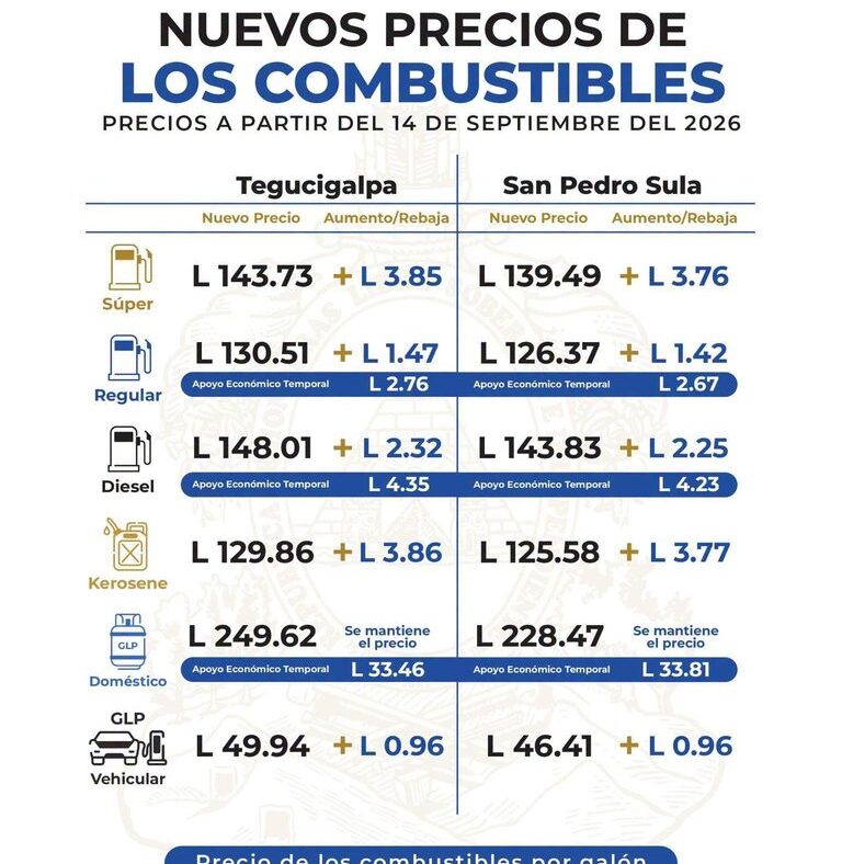 Surtidores de combustible con precios actualizados en una estación de servicio