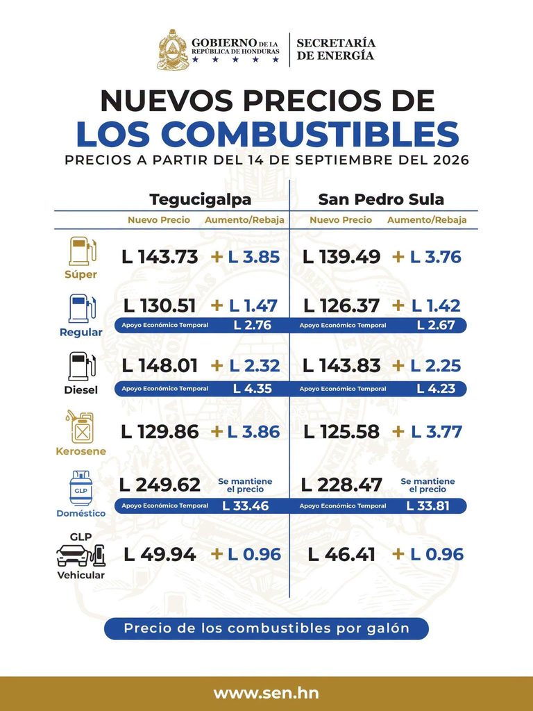 Surtidores de combustible con precios actualizados en una estación de servicio