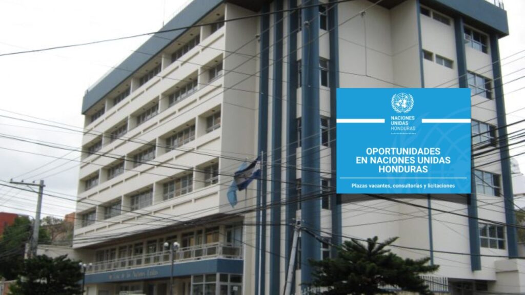 Oficinas de la ONU en Honduras y detalles de dos plazas de trabajo en Tegucigalpa