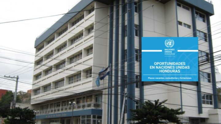 Oficinas de la ONU en Honduras y detalles de dos plazas de trabajo en Tegucigalpa