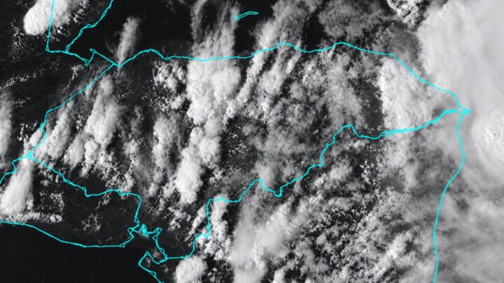 Lluvias previstas por Cenaos en varias regiones de Honduras durante el fin de semana