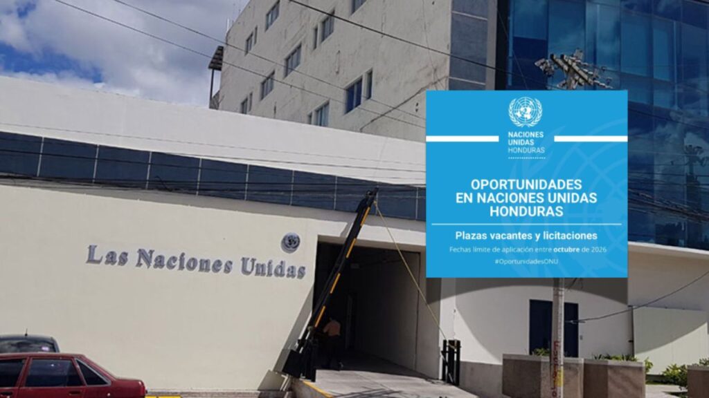Dos vacantes de trabajo de la ONU en Tegucigalpa y sus requisitos para aplicar