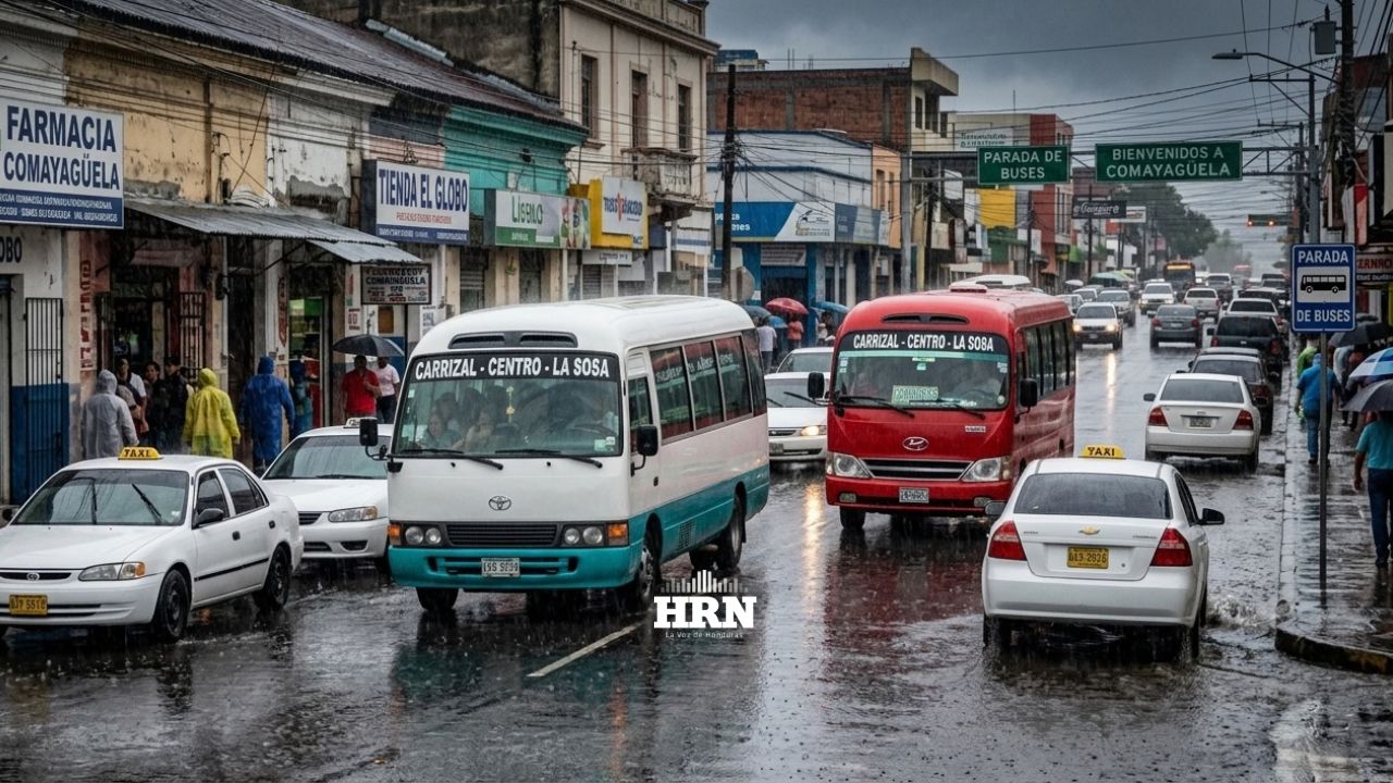 Lluvias intensas y alerta verde por onda tropical en Honduras