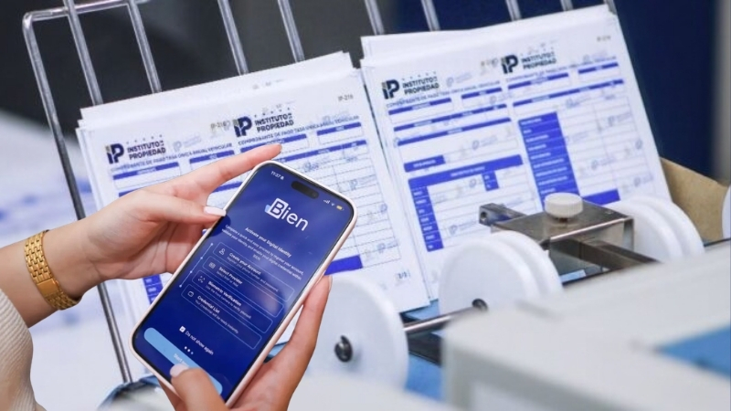 Aplicación BIEN con la opción para registrar la Boleta de Revisión Vehicular digital