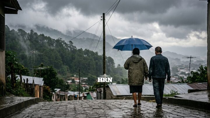 Cielo nublado sobre Honduras por pronóstico de lluvias y actividad eléctrica