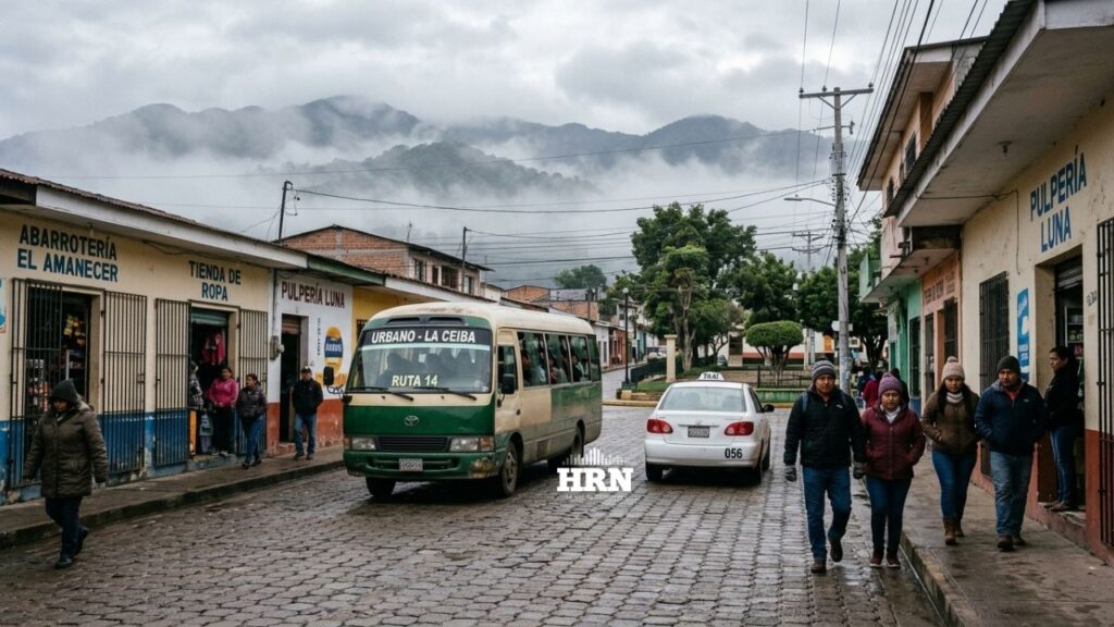 Mapa del pronóstico del clima en Honduras con lluvias débiles y temperaturas por departamento